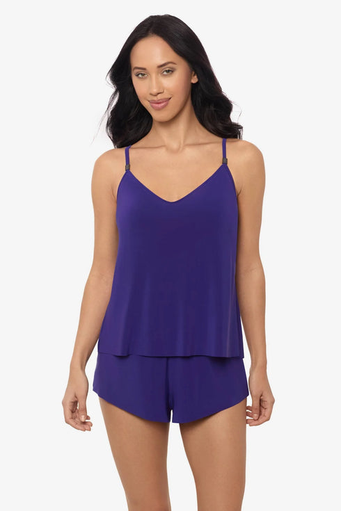 MagicSuit Solids Mila One Piece Romper Swimsuit